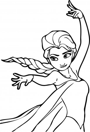 Free Printable Elsa Coloring Pages for Kids - Best Coloring ...
