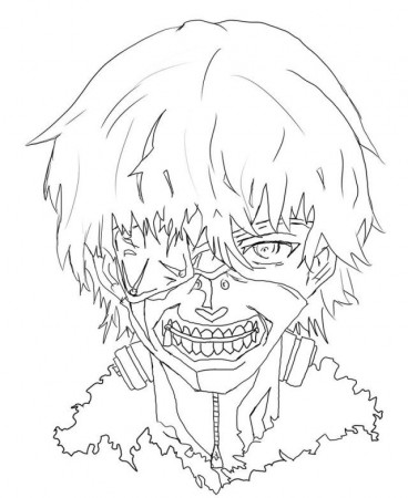 21+ Elegant Picture of Anime Coloring Pages | Tokyo ghoul manga ...
