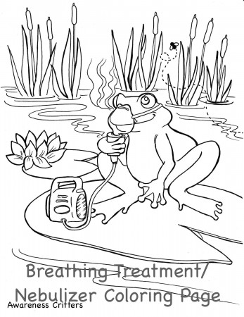Coloring Pages | Awareness Critters | Chronic lung disease ...