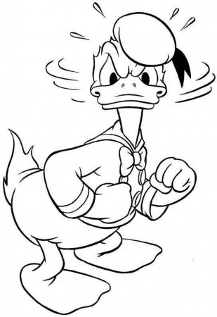 Donald Duck Coloring Pages | Cartoon Coloring pages of ...