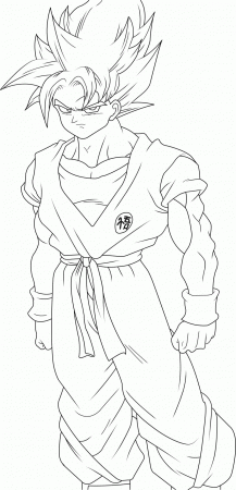 10 Pics of Goku Coloring Pages - Goku Coloring Pages to Print ...