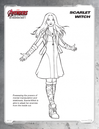 Marvel's AVENGERS: AGE OF ULTRON - Coloring Sheets now available ...