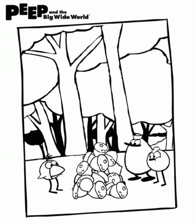 peep and the big wide world coloring pages – 700×800 High 