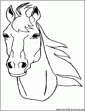 Coloring Pages Of A Horse