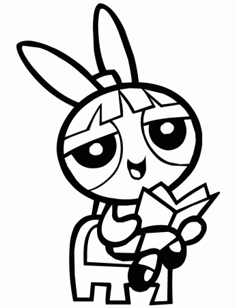 blossom power puff Colouring Pages