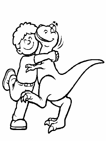 Coloring Page - Dinosaur coloring pages 1