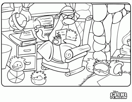 Club Penguin Coloring Pages Of Puffles 436 | Free Printable 