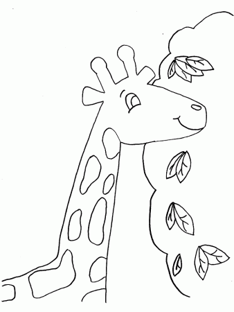 Giraffe Colouring Pages- PC Based Colouring Software, thousands of 