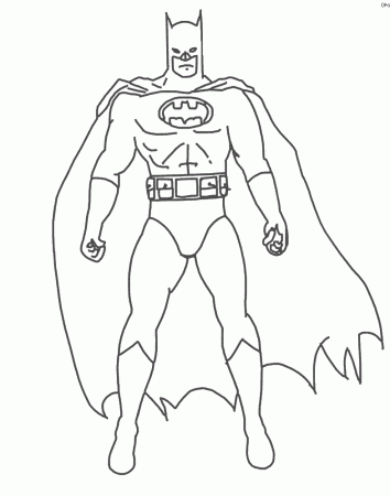 Batman Ready Will Eradicate Crime Coloring Pages - Batman Coloring 