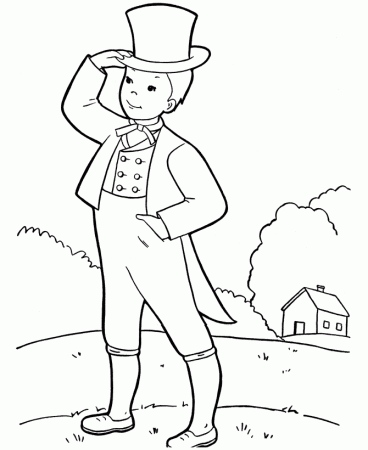 St Patrick's Day Coloring Pages - St Patrick's Day boy Irish 