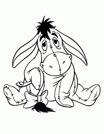 Eeyore Coloring Pages - Disney Coloring Book
