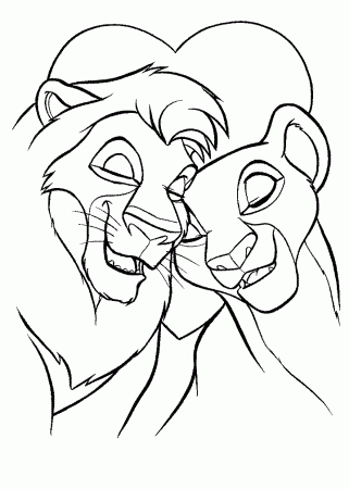 Lion Coloring Page Images & Pictures - Becuo