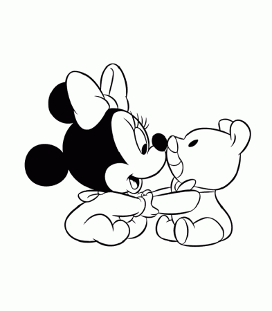Disney Baby Characters Coloring Pages Images & Pictures - Becuo