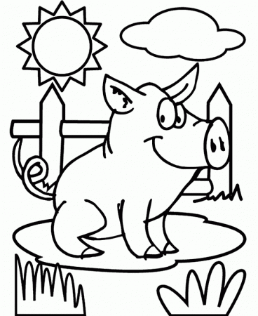 Pig Coloring Pages Images - Pig Coloring Pages : Coloring Pages 