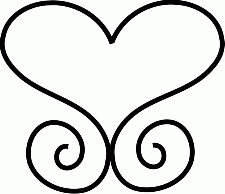 Heart Coloring Pages For Girls : Heart Coloring Pages For Adults 