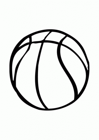Coloring Pages Of Basketballs 106 | Free Printable Coloring Pages