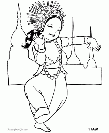 Children Around The World Coloring Pages : Coloring Book Area Best 