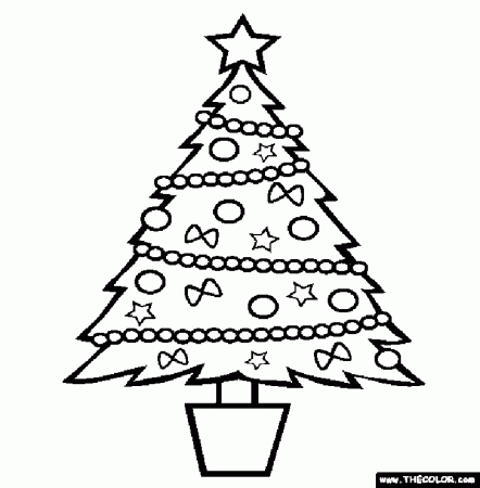 Jarvis Varnado: 15 Christmas Tree Coloring Pages for Kids