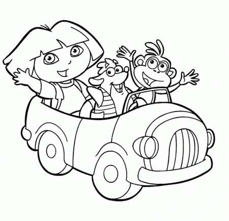 Dora Coloring Pages Free | Coloring Pages