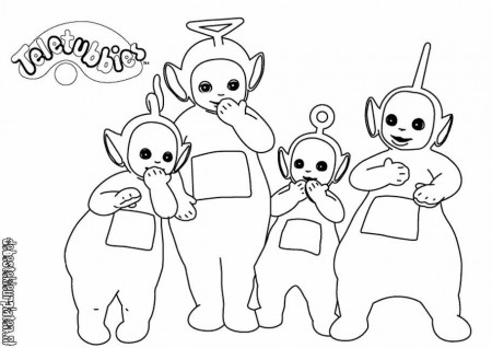 teletubis Colouring Pages (page 2)