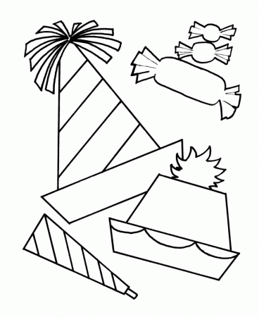 Simple Shapes Coloring Pages | Free Printable Simple Shapes Party 