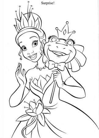 Tiana Disney Princess Coloring Pages - Disney Coloring Pages of 