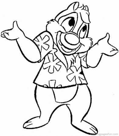 Chip and Dale Coloring Pages 15 | Free Printable Coloring Pages 