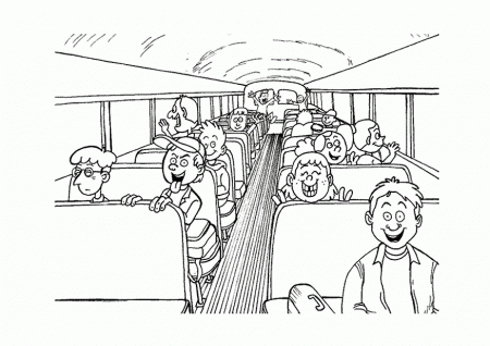 School Bus Coloring Page - Free Coloring Pages For KidsFree 