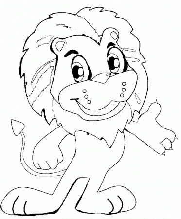 Lion kids coloring pages, free printable coloring pictures, kids 