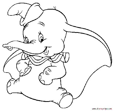 Dumbo Coloring Pages - Disney Kids' Games