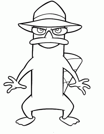 Phineas And Ferb Second Dimension Coloring Pages