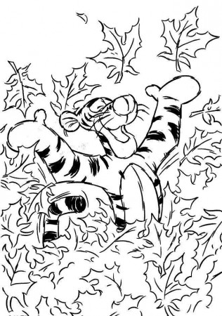 Disney Tiger Cartoon Coloring Pictures | Disney Cartoons 