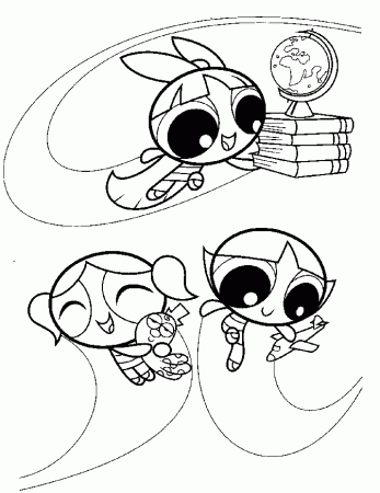 powerpuff girls coloring pages to print | Coloring Picture HD For 