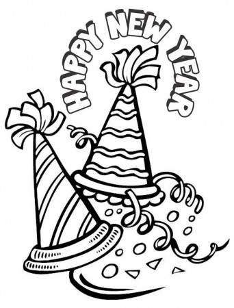 Printable New Years Coloring Pages | Coloring Me