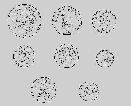 Coin Coloring Page - Coloring Pages for Kids and for Adults