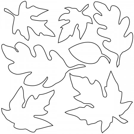 Fall Leaf Coloring Page - Coloring Page Photos