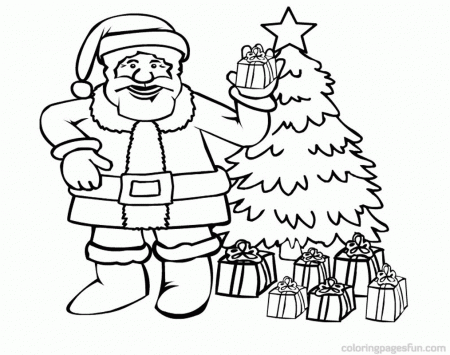 Christmas Coloring Sheets Printable Free Santa Coloring Disney ...