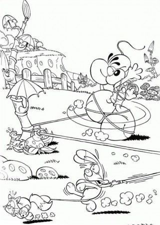 Diddl and Friends from Cheesecakeland Coloring Pages : Batch Coloring