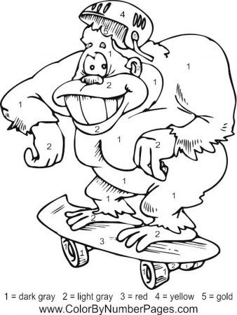 43 Awesome Gorilla Coloring Pages - Gianfreda.net