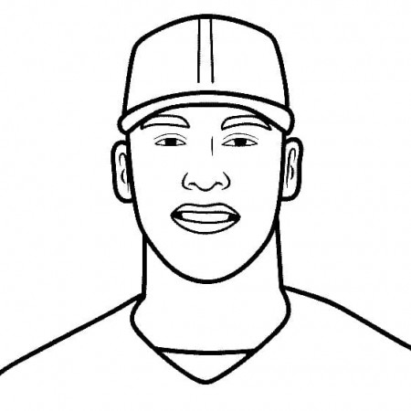 Aaron Judge New York Yankees Coloring Page - Free Printable Coloring Pages  for Kids
