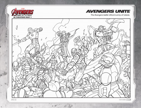 Avengers: Age of Ultron Coloring Sheets 12