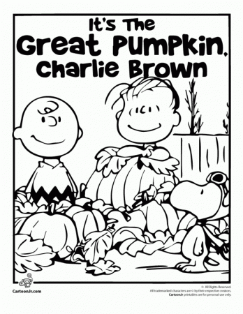 Charlie Brown Halloween Coloring Pages - Az Coloring Pages with regard to  Charli… | Charlie brown halloween, Great pumpkin charlie brown, Charlie  brown thanksgiving