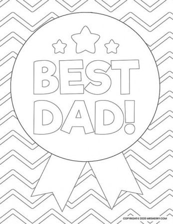 6 Dad Coloring Pages - Free Kids Printables | Mrs. Merry