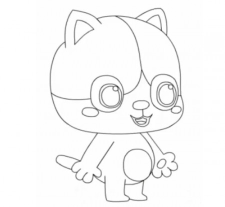 Mimi from Babybus Coloring Page - Free Printable Coloring Pages for Kids