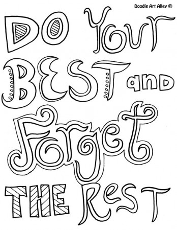 Positive Quotes Coloring Pages. QuotesGram