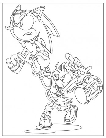 Free SONIC Coloring Pages Your Kids Will Love (Download PDFs) - VerbNow