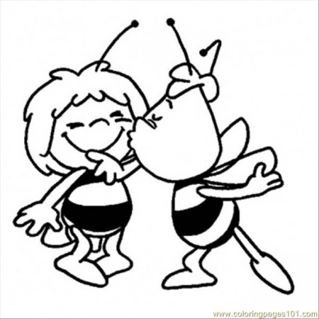 Re Best Friends Coloring Page Coloring Page for Kids - Free Bee Movie  Printable Coloring Pages Online for Kids - ColoringPages101.com | Coloring  Pages for Kids