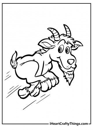 Printable Goat Coloring Pages (Updated 2022)