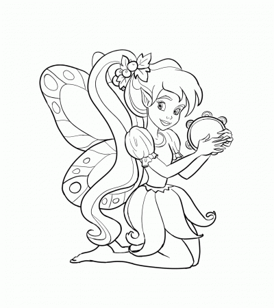 Baby Fairy Coloring Pages To Print - Coloring Pages For All Ages