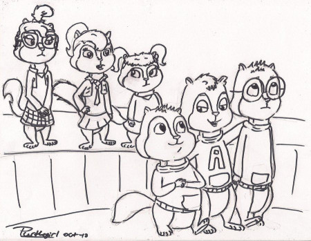 Alvin And The Chipmunks Coloring Pages (18 Pictures) - Colorine ...